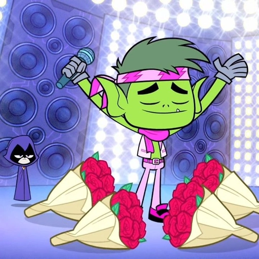 neon beast boy pfp