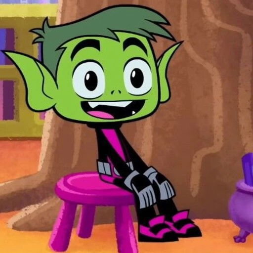 beast boy pfp transparent background