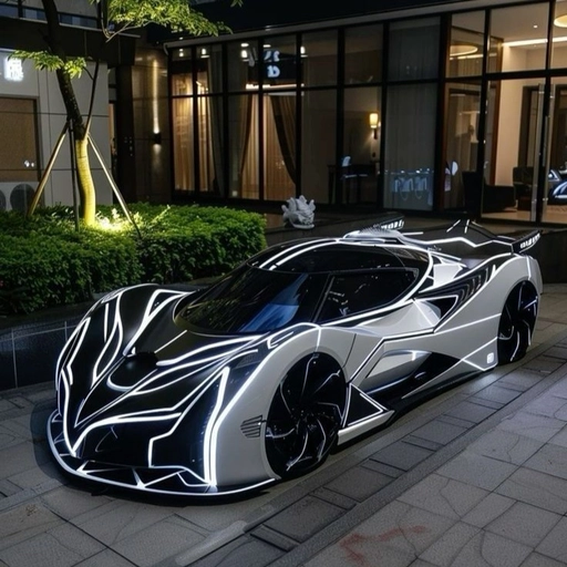 black and white drift car pfp hd