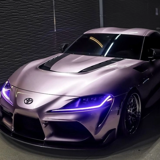 purple drift car pfp hd