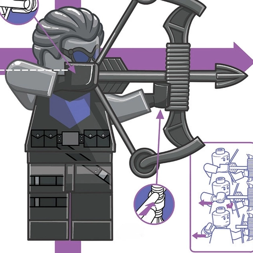 clint barton action pose pfp 