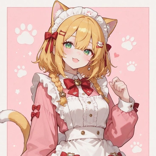 anime pink egirl profile pic 