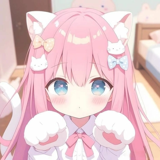 pink egirl aesthetic pfp 