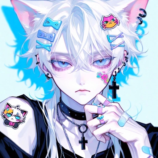 grunge emo boy pfp retro look