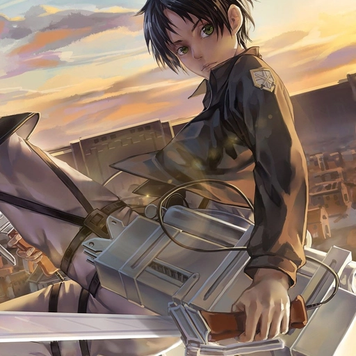 eren yeager pfp anime aesthetic 