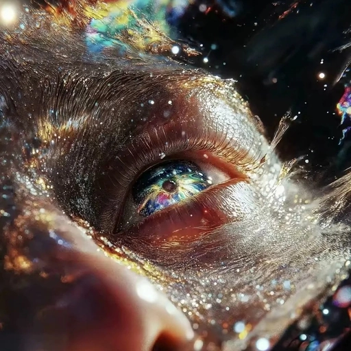 colorful aesthetic eye pfp