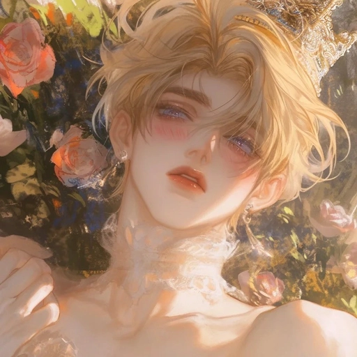 cute pink aesthetic femboy anime pfp