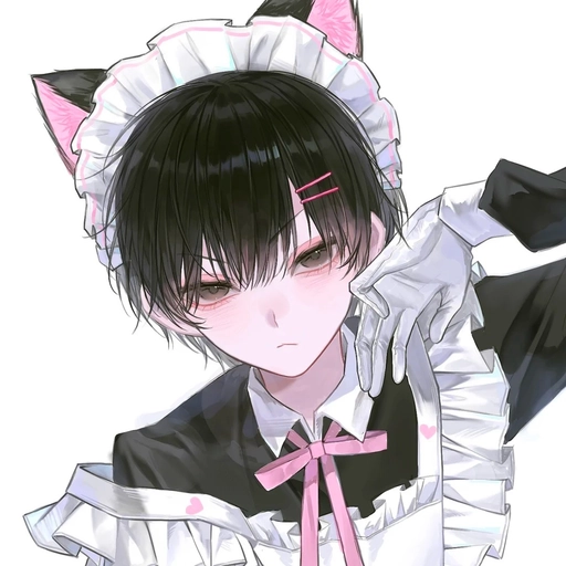 aesthetic femboy pastel pink anime pfp
