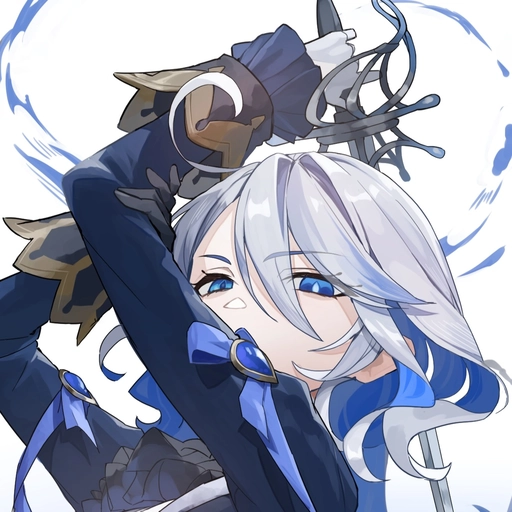 funny chibi furina pfp 