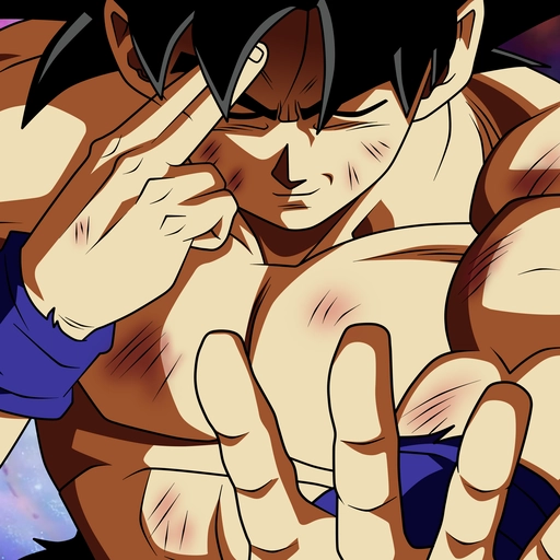 chill goku pfp relaxed theme