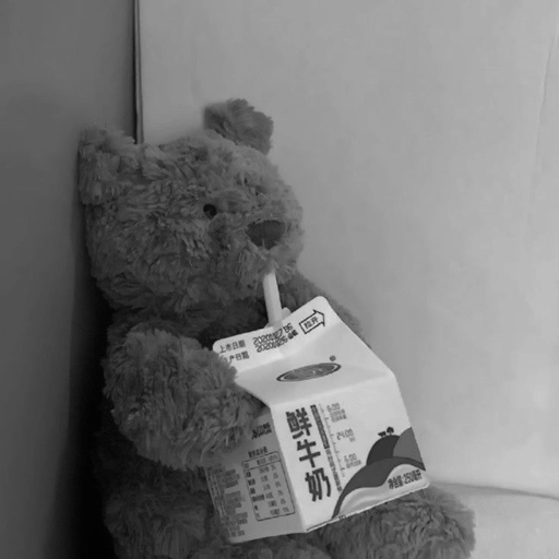 aesthetic grey pfp cartoon style