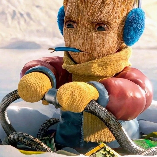 groot pfp sad