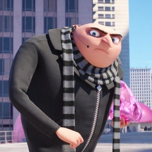 cool sketch style gru pfp meme