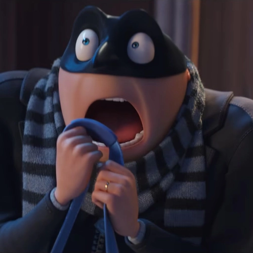 retro neon minions the rise of gru pfp 