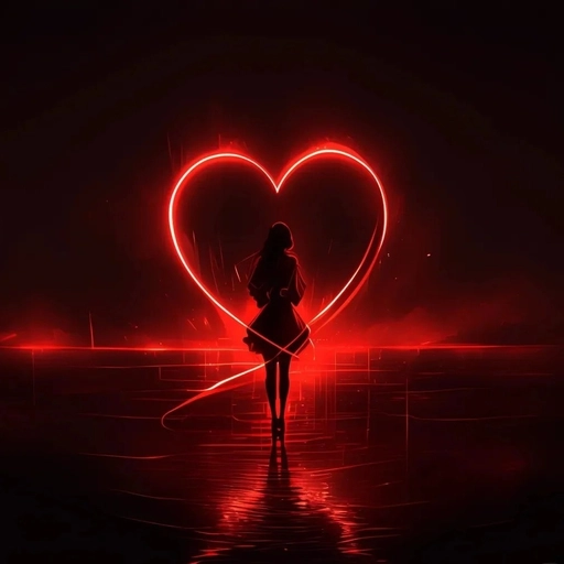 heart aesthetic pfp cute anime