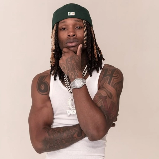 black and white king von pfp art