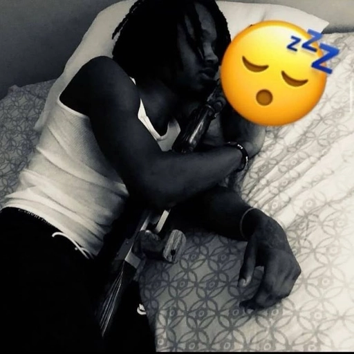 king von pfp black and white edit