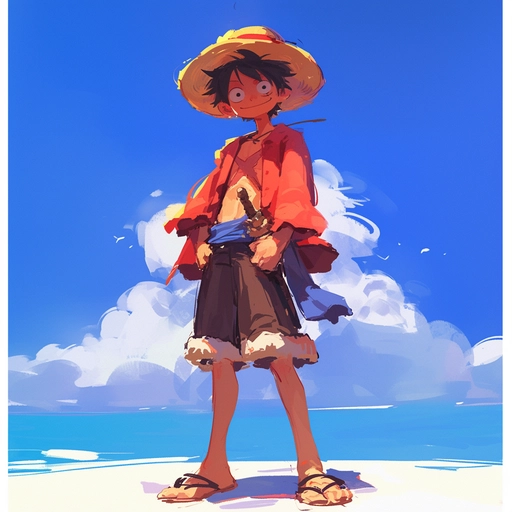 luffy happy pfp aesthetic