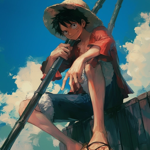 luffy smile pfp cool