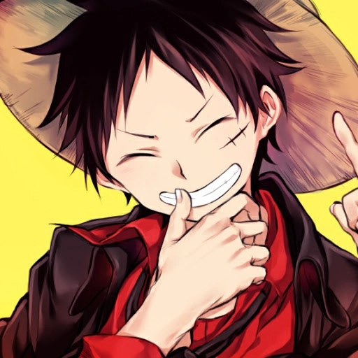 funny one piece pfp luffy