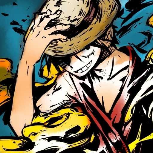 one piece pfp luffy stylish