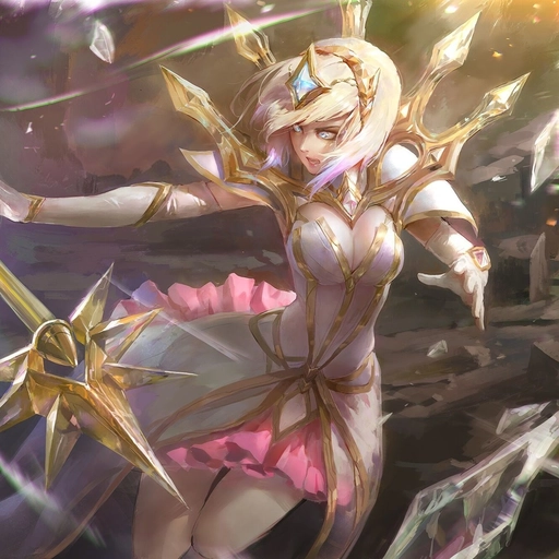 lux pfp cute magical girl pose