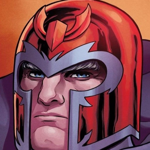 magneto pfp purple glow