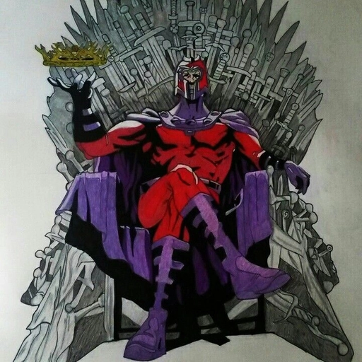 magneto pfp intense eyes