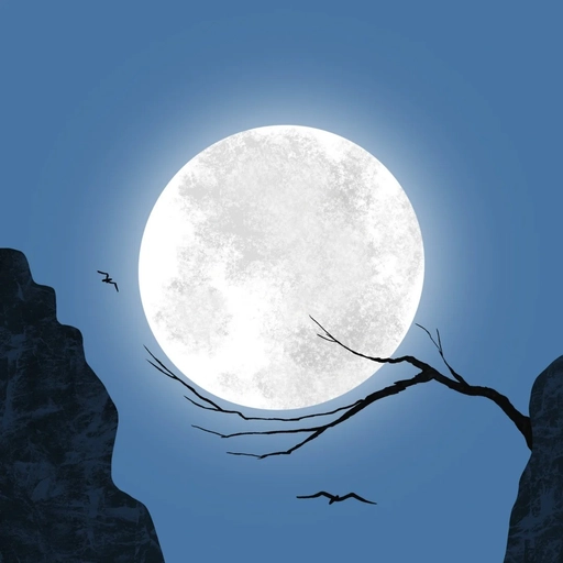 aesthetic moon digital fanart pfp