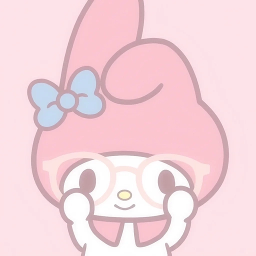 my melody cute aesthetic pfp cartoonish