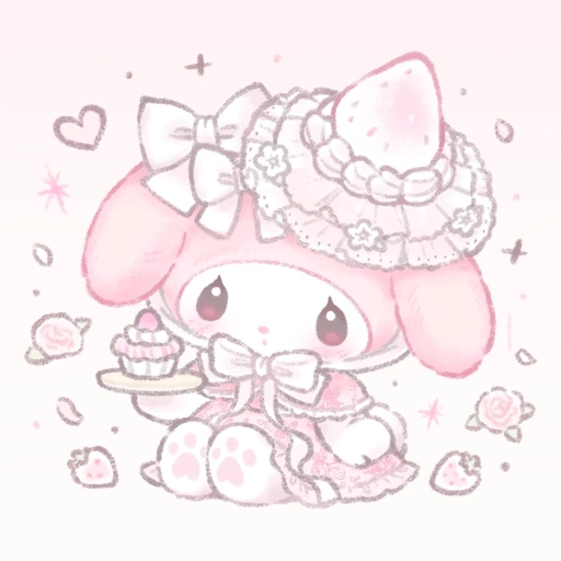 my melody aesthetic pfp cheerful