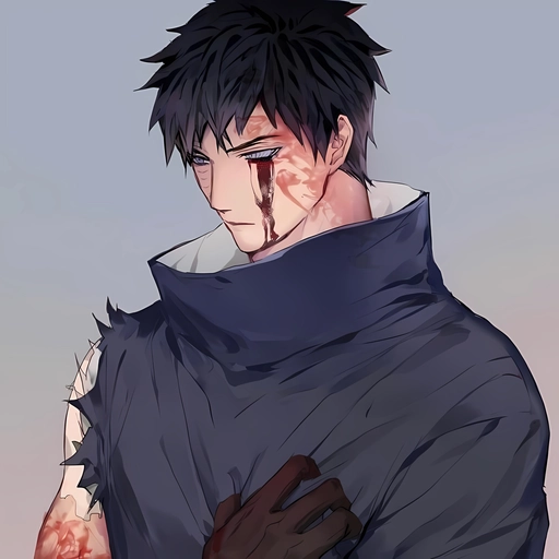 cool obito pfp cyberpunk neon flair