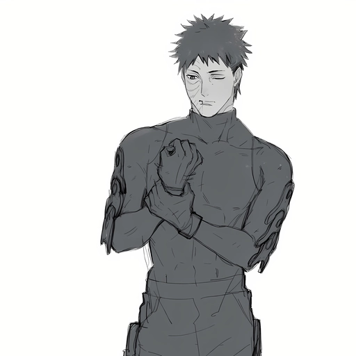 tuff obito pfp rugged tough look