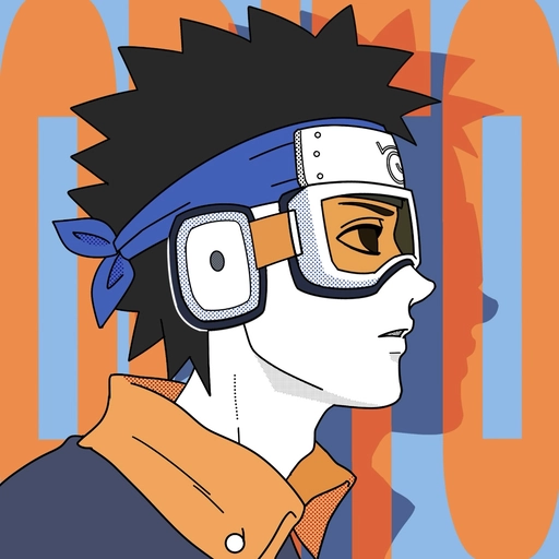 obito pfp manga drawing style
