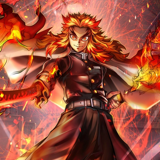 rengoku pfp flame style