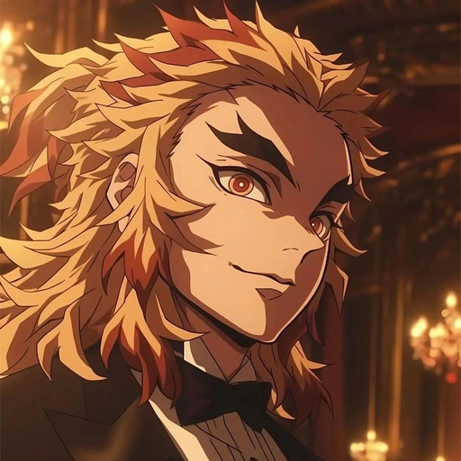 rengoku pfp cute smile