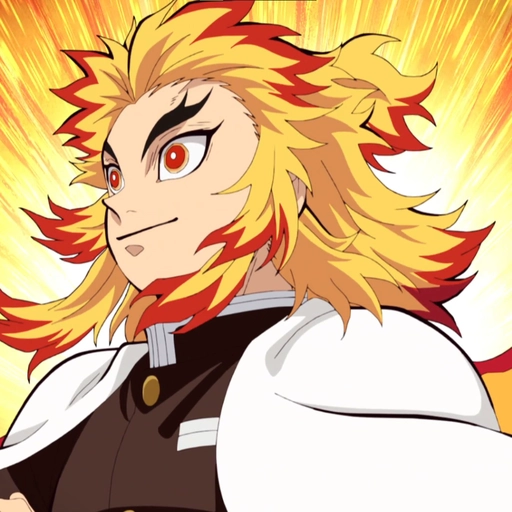 rengoku pfp fire aura