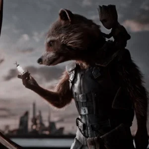 rocket raccoon pfp cool