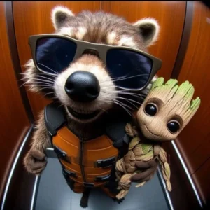 rocket raccoon pfp hero