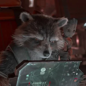 rocket raccoon pfp laughing