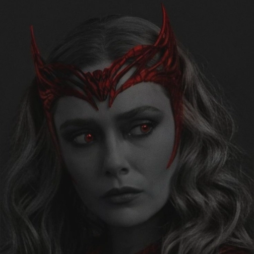 scarlet witch cartoon style pfp