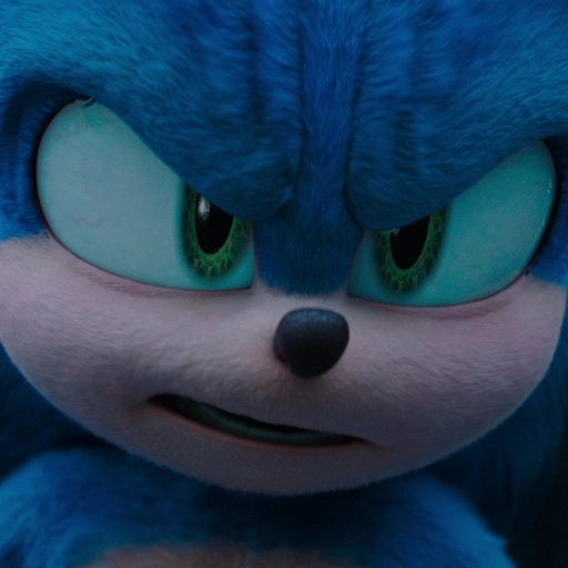 sonic pfp neon colors 