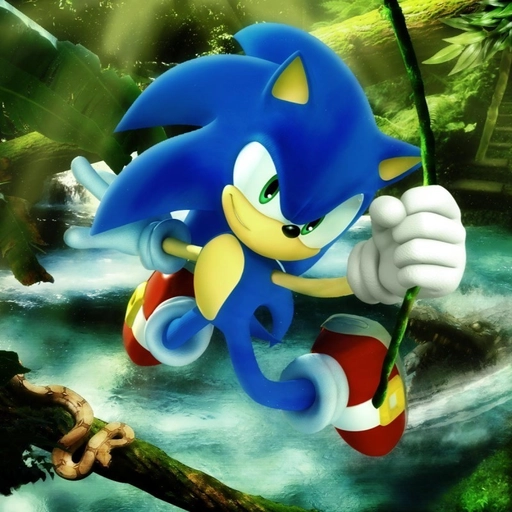 sonic pfp motion blur 