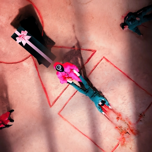 sticker style squid game pfp