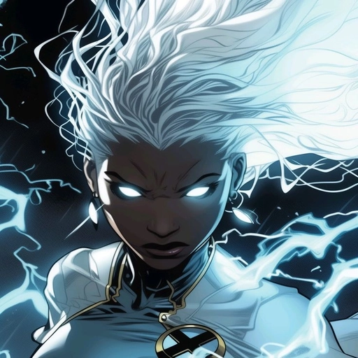 storm hero illustration marvel