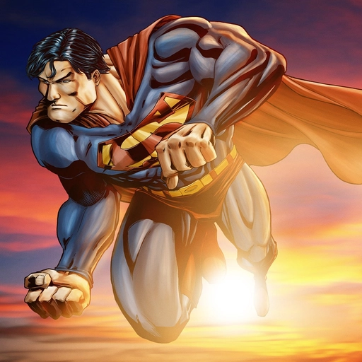superman comic pfp stylish art