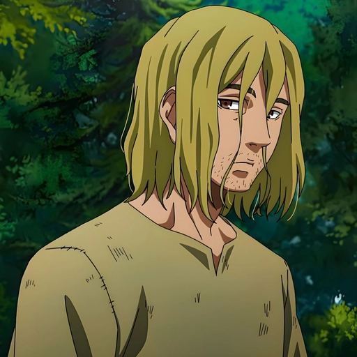 thorfinn pfp sad fanart