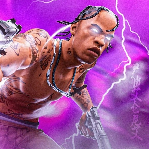 travis scott fortnite pfp hd