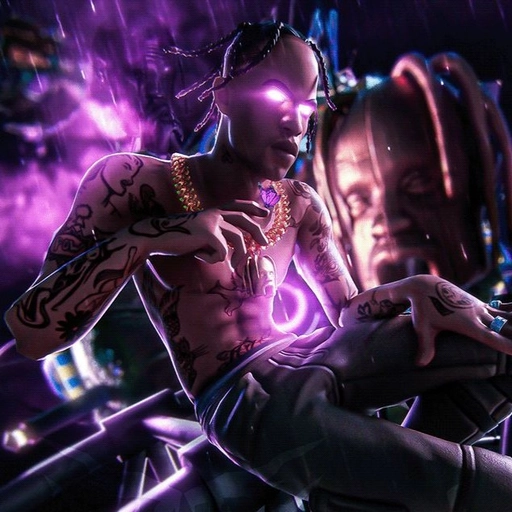 travis scott fortnite look pfp