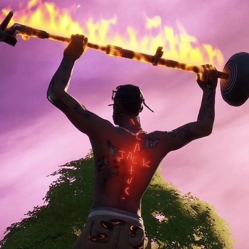travis scott fortnite profile pic